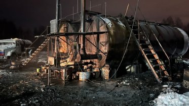 Фото: В Череповце вспыхнули емкости для разогрева мазута