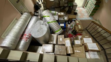 Фото: Новогодние подарки мобилизованным отправили череповчане