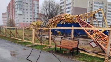 Фото: Виновные в падении крана в Зашекснинском районе найдены