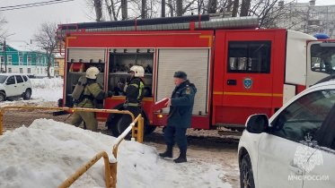 Фото: Пожарных вызывали в Череповецкий городской суд