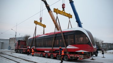 Фото: Последние в 2022 году новые трамваи пришли в Череповец