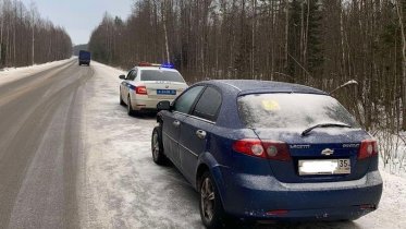 Фото: Пьяного водителя-рецидивиста задержали под Череповцом