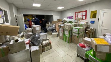 Фото: Из Череповца военнослужащим отправилось 100 тонн помощи