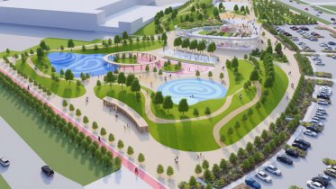 Фото: 5 площадок для детей появятся в обновленном «Серпантине»
