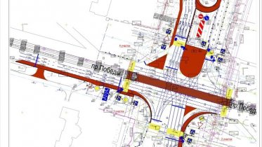 Фото: Проект реконструкции перекрестка проспекта Победы и Архангельской улицы представили череповчанам
