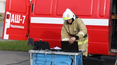 Фото: В Череповце на проспекте Победы горел торговый центр