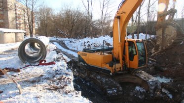 Фото: Коллектор для воды с Архангельского моста возведут в Заречье