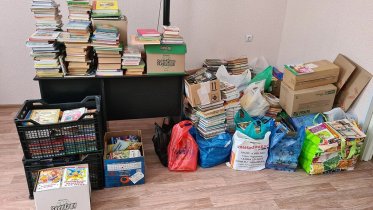 Фото: 6 тысяч детских книг собрали череповчане для Алчевска