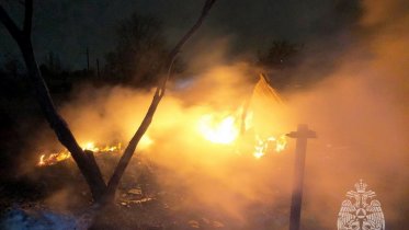 Фото: В Череповце 8 марта полностью сгорел дачный дом