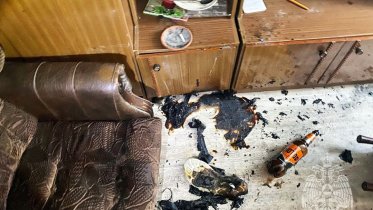 Фото: В Ирдоматке курильщик едва не спалил квартиру