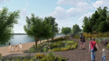Фото: Благоустройство берега Шексны в Череповце выходит на финишную прямую