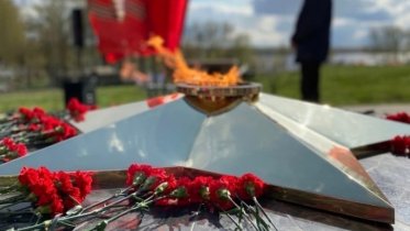 Фото: Огонь Памяти зажжен в Парке Победы