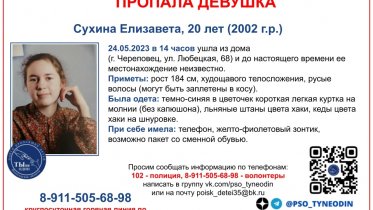 Фото: Девушка, которую недавно разыскивали в Череповце, снова пропала