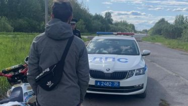 Фото: В Череповце задержан подросток, управлявший мотоциклом