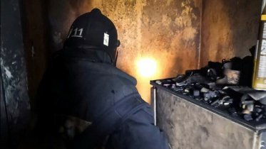 Фото: Два человека пострадали во время пожара в Череповце