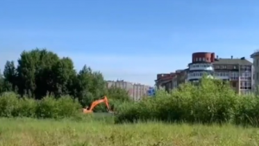 Фото: На территорию будущей поликлиники в Зашекснинском районе заработала техника