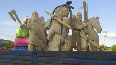 Фото: С лучшей деревянной скульптурой по мнению горожан определились в Череповце