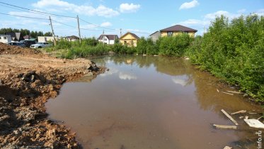 Фото: Пруд с трупным запахом в Череповце засыпан