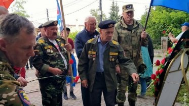 Фото: На Соборной горке вспоминали ветеранов боевых действий