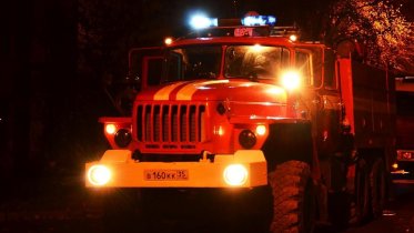 Фото: В Череповецком районе при пожаре погиб человек