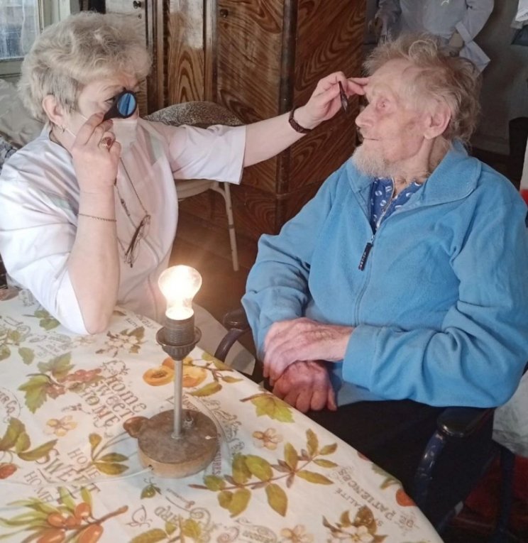 Фото: Вологодские медики позаботились о здоровье 101-летнего ветерана ВОВ
