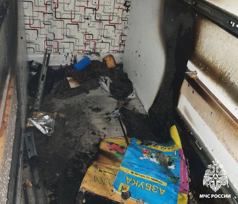 Фото: ЧП в Чагоде: пожарные спасли отца и двух мальчиков, игравших со спичками