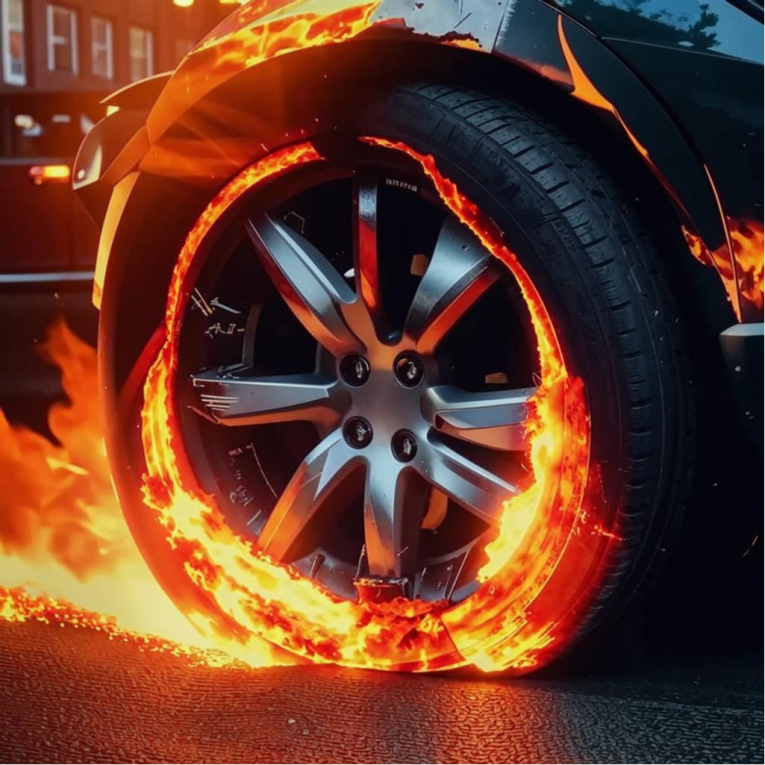 Фото: Семейная месть: зять из Тулы поджег Mercedes тестя в Череповце