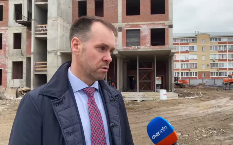 Фото: Строительство седьмой поликлиники в Череповце под ежедневным контролем властей