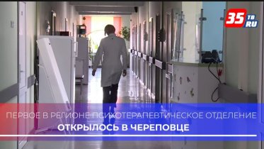 Фото: В Череповце открылось первое в регионе специализированное психотерапевтическое отделение
