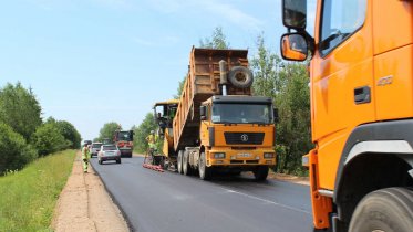 Фото: Вологодская область усиливает работу по обновлению дорожной сети