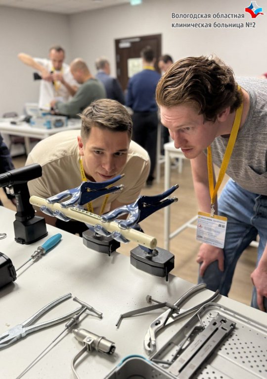 Фото: Череповецкие травматологи прошли обучение в Санкт-Петербурге у ведущих специалистов России