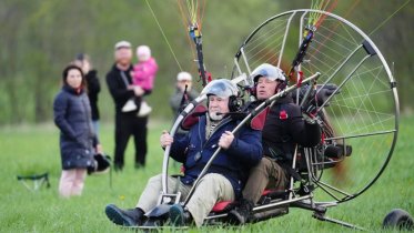 Фото: В небе над Вологодчиной определили сильнейших пилотов сверхлёгкой авиации