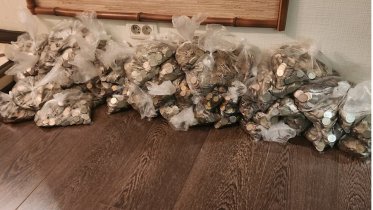 Фото: Семья из Череповца за 16 лет накопила более 150 тысяч рублей монетами и сдала в банк