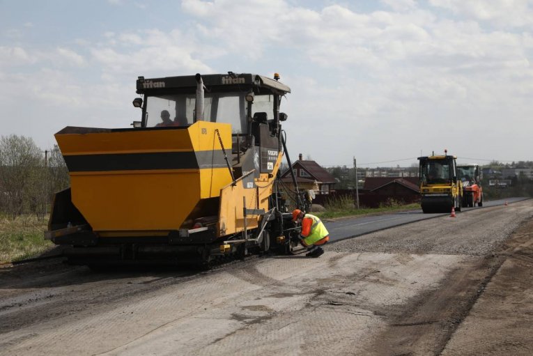 Фото: В Череповецком округе завершили ремонт дороги между Тоншалово и Войново