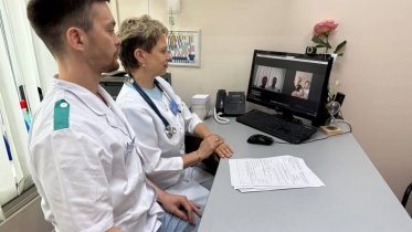 Фото: Врачи Вологодской области провели телемост с коллегами из Алчевска