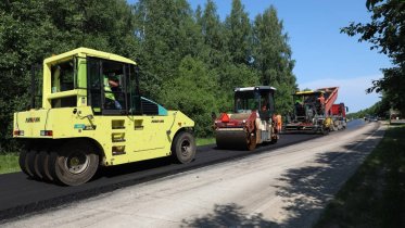 Фото: Завершается ремонт подъезда к Череповцу от автодороги Вологда – Новая Ладога до границы города