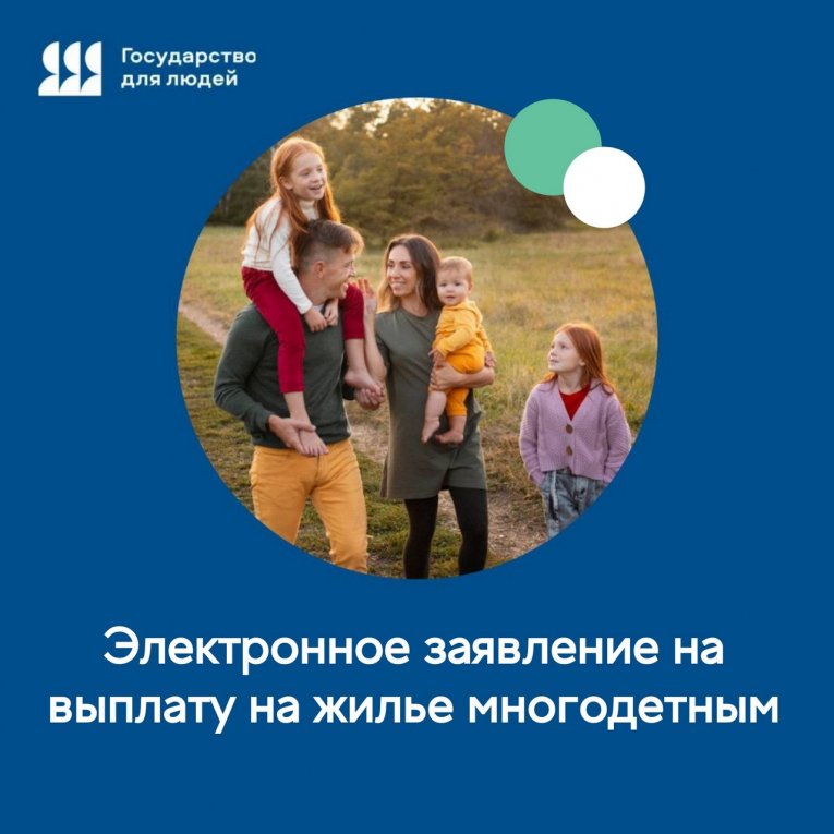 Фото: Многодетные семьи Вологодской области могут оформить субсидию онлайн