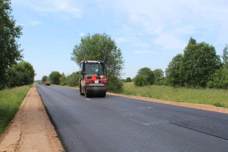 Фото: Ремонт подъездной трассы к Череповцу подходит к завершению
