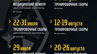 Фото: "Северсталь" начинает подготовку к новому сезону