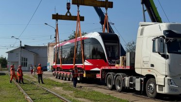 Фото: Еще два новых трамвая поступили в Череповец