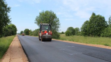 Фото: Ремонт подъездной трассы к Череповцу подходит к завершению
