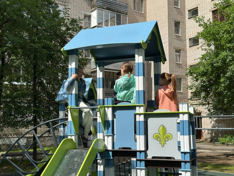 Фото: На Вологодчине реализуется масштабная программа по созданию современных детских и спортивных площадок