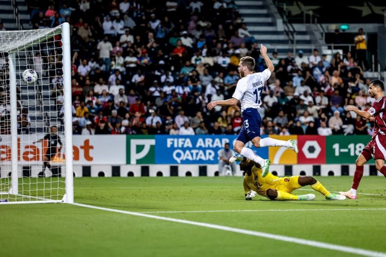 Фото: Череповчанин Иван Сергеев забил гол за сборную России в товарищеском матче с Катаром