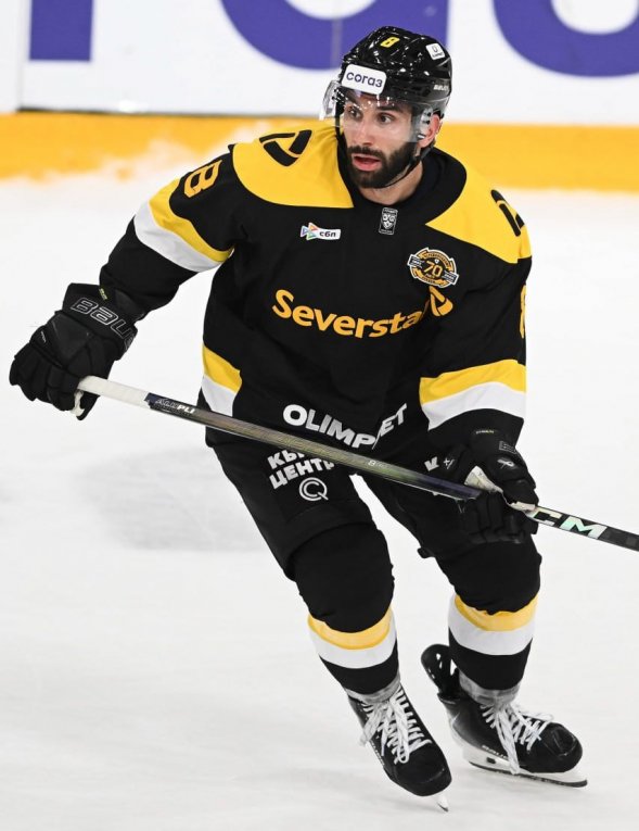 Фото: Защитник «Северстали» Иоаннис Калдис признан лучшим защитником первой недели сезона КХЛ