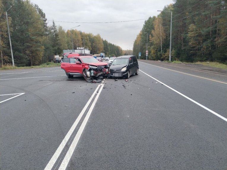 Фото: Ребенок пострадал в ДТП на федеральной трассе в Череповецком округе