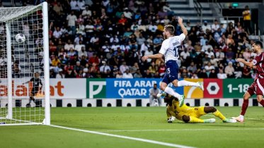 Фото: Череповчанин Иван Сергеев забил гол за сборную России в товарищеском матче с Катаром