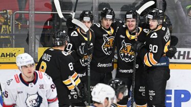 Фото: «Северсталь» обыграла «Нефтехимик» и досрочно вышла в плей-офф КХЛ