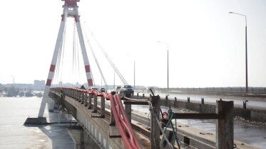 Фото: Капремонт Октябрьского моста в Череповце выполнен на 70%