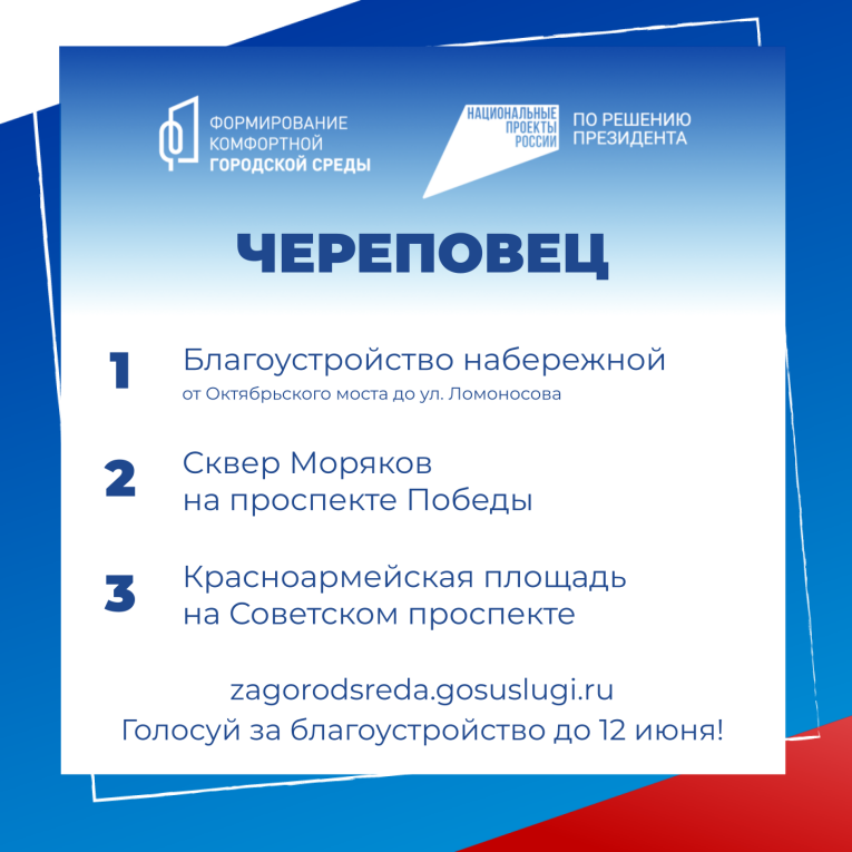 Фото: Череповчане выбирают территорию для благоустройства в 2027 году