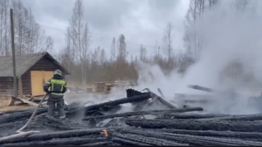 Фото: В Череповецком округе пенсионерка получила ожоги при пожаре в собственном доме